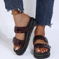 🌞Sosiri noi de vară🎁Sandale pentru femei cu curea cu catarama Casual Soft Platform