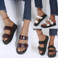🌞Sosiri noi de vară🎁Sandale pentru femei cu curea cu catarama Casual Soft Platform