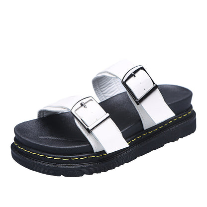 🌞Sosiri noi de vară🎁Sandale pentru femei cu curea cu catarama Casual Soft Platform